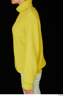 Waja arm casual dressed sleeve upper body yellow sweater with…